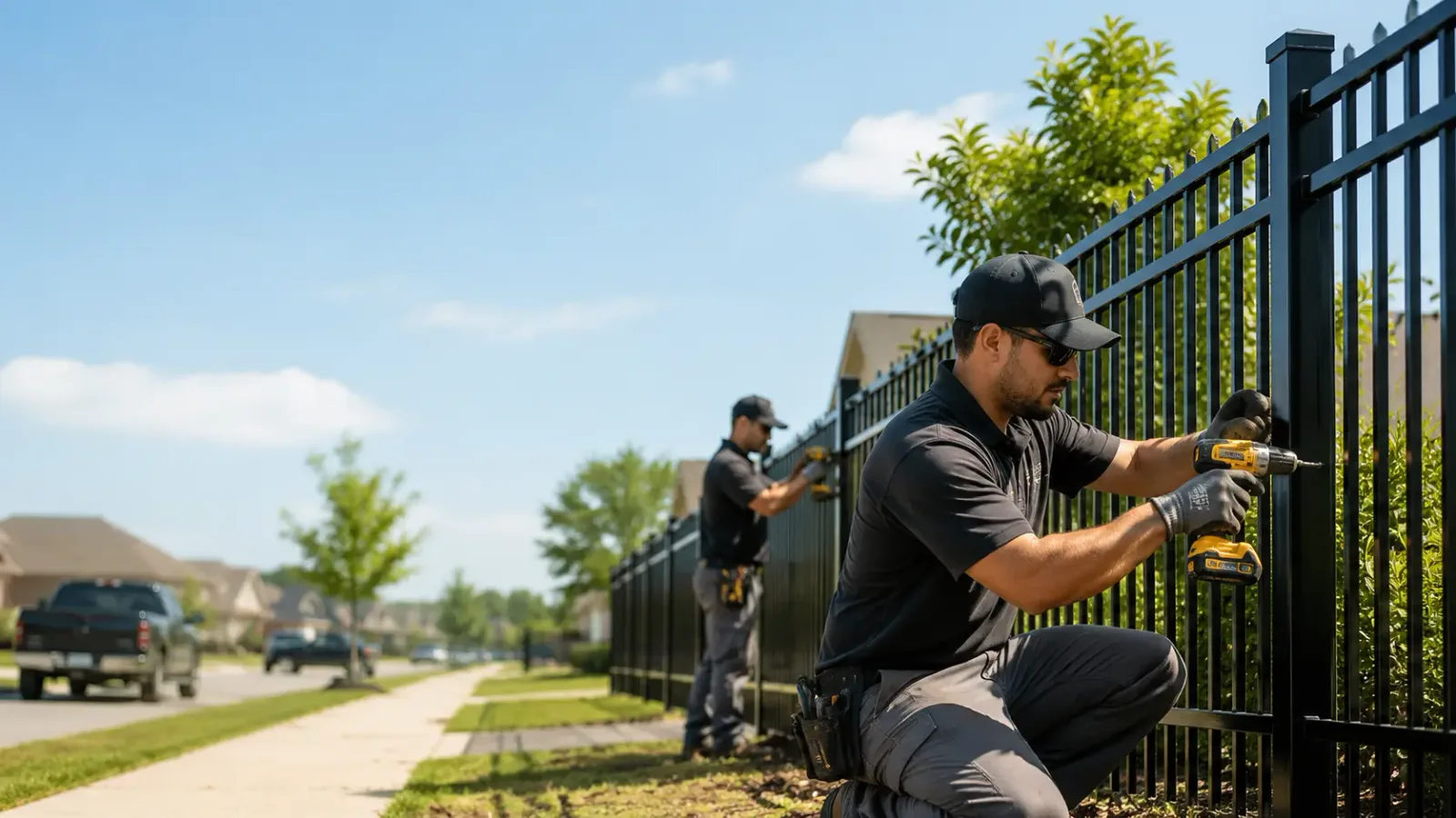 Metal Fence Installation in Kountze, TX